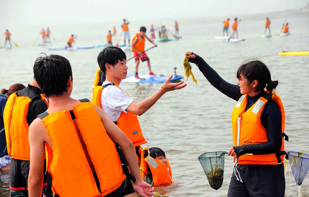 「海と日本プロジェクトin北海道」活動の様子（写真）